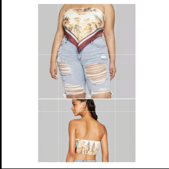 Bandana handkerchief top - Picture 1 of 4